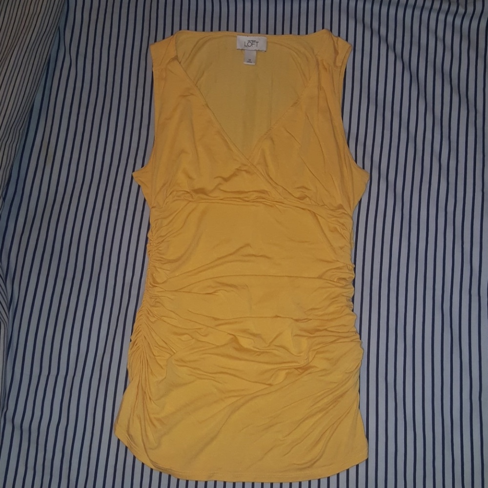 Ann Taylor Loft yellow top
